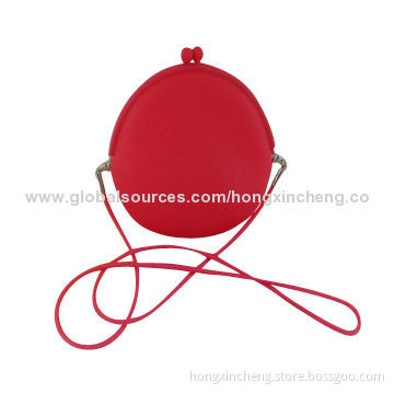 OEM Factory Silicone Handbag with Printed, Embossed and Debossed Logos